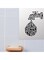 Spoil Your Wall Washroom Quotes Decorative Wall Sticker Black 36x50cm