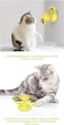Vsell24 Windmill Cat Toy With Mints Little Bells And Interactive Cat Turntable Massage Toy For Teeth Cleaning Scratching Chewing And Wall Hanging Exercises Yellow