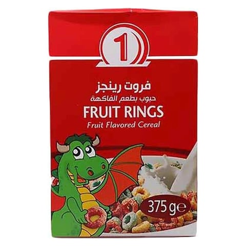 N1 Fruit Rings Cereal box - 375 grams
