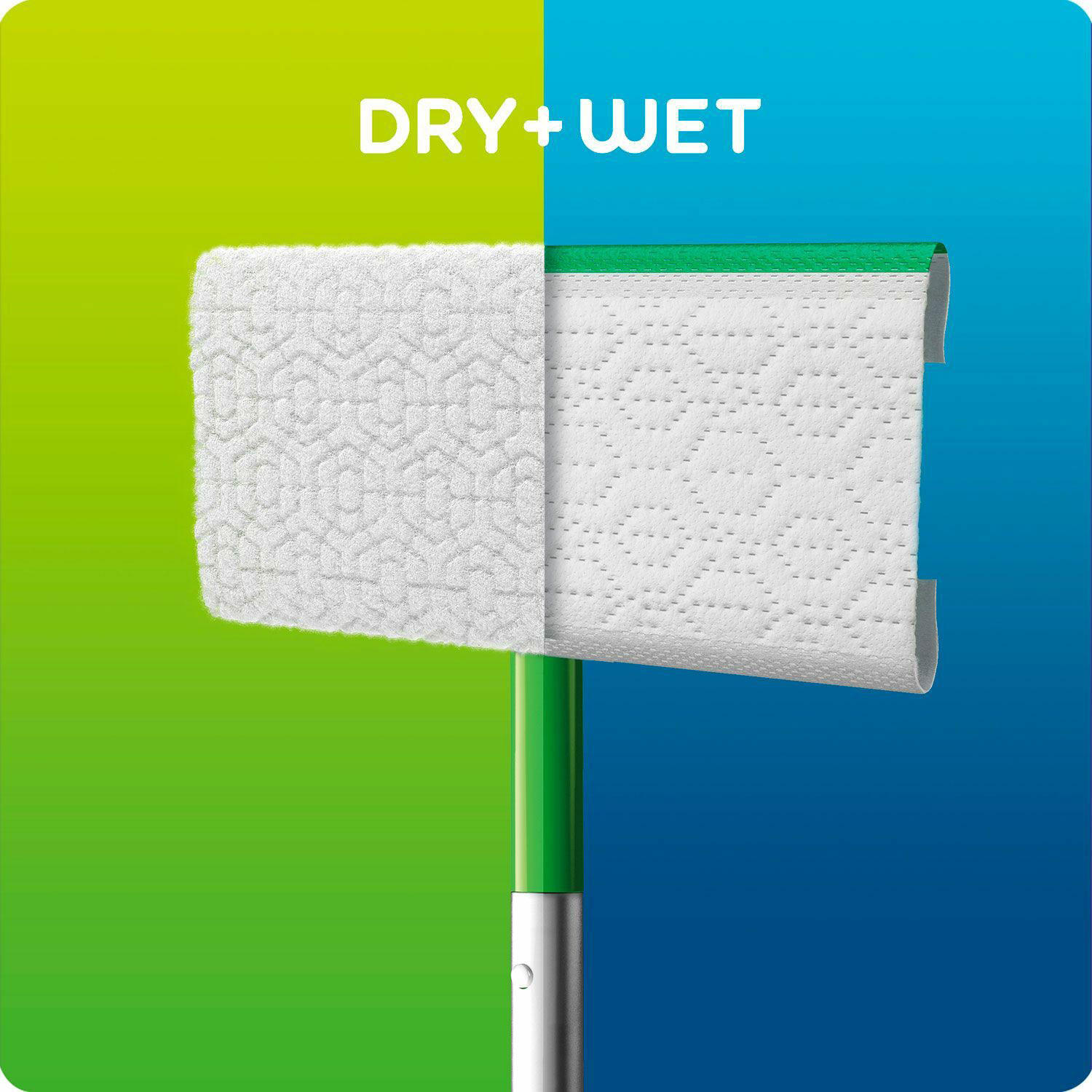 Swiffer Sweeper Dry and Wet Sweeping Kit- 1 sweeper/14 dry cloths/6 wet cloths