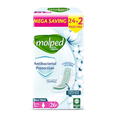 Molped Extra Hygiene Pad - Long - 26 Pads