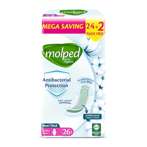 Molped Extra Hygiene Pad - Long - 26 Pads