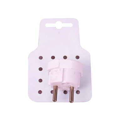 Best Plug Adapter Type F to Type G - White