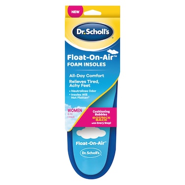 Dr.Scholl&#39;s Comfort Float-On-Air All-Day Foam Insoles for Women Size 6 to 10