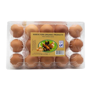 KAREN FORK ORGANIC EGGS 15PACK