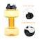 YALLA HomeGym 2.2L  Dumbbell Shaped Sports Water Bottle, 2.5KG Filled Weight Water Bottle