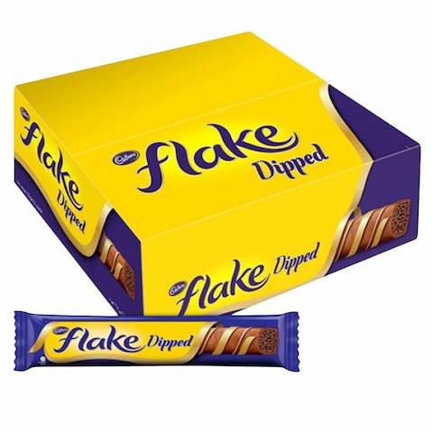 Cadbury Flake Dipped Chocolate 32g x Pack of 12