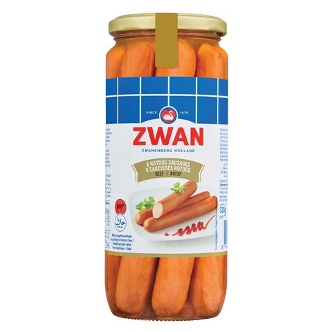 Zwan Beef Hot Dogs In Jars 320GR