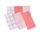 PIXEL HOME 6 Pieces Cotton 250 gsm Multi-Purpose Terry and Waffle Dish Cloths Kitchen Wiping Cleaning Towel (Set of 6, Multicolor)