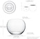 Vsell24 6 Inch Round Glass Bowl Aquarium Fish Tank Flower Vase Centerpiece Bubble Planter Terrarium Fish Bowl For Wedding Event Clear