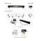 56W 12 Inches Light Bar Spotlight, 5600Lm Lumens, Aluminum Housing Material, Applicable on Roof, Bonnet, Bumper