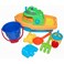Chamdol Boat With Bucket Beach Toy Set Multicolour Pack of 7