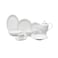 Horselane Porcelain Goldline Dinner Set White 47 PCS
