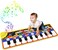 Renfox Kids Musical Mats, Music Piano Keyboard Dance Floor Mat Carpet Animal Blanket Touch Playmat Early Education Toys For Baby Girls Boys(43.3X14.2In)