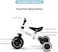 Kids Tricycles for 1-3 Years Old Boys Girls, 3 Wheel Toddler Trike Baby Balance Bikes with Removable Pedal and Adjustable Seat Red (white)