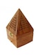 Generic Pyramid Shape Incense Burner Dark, Brown 14X10Centimeter