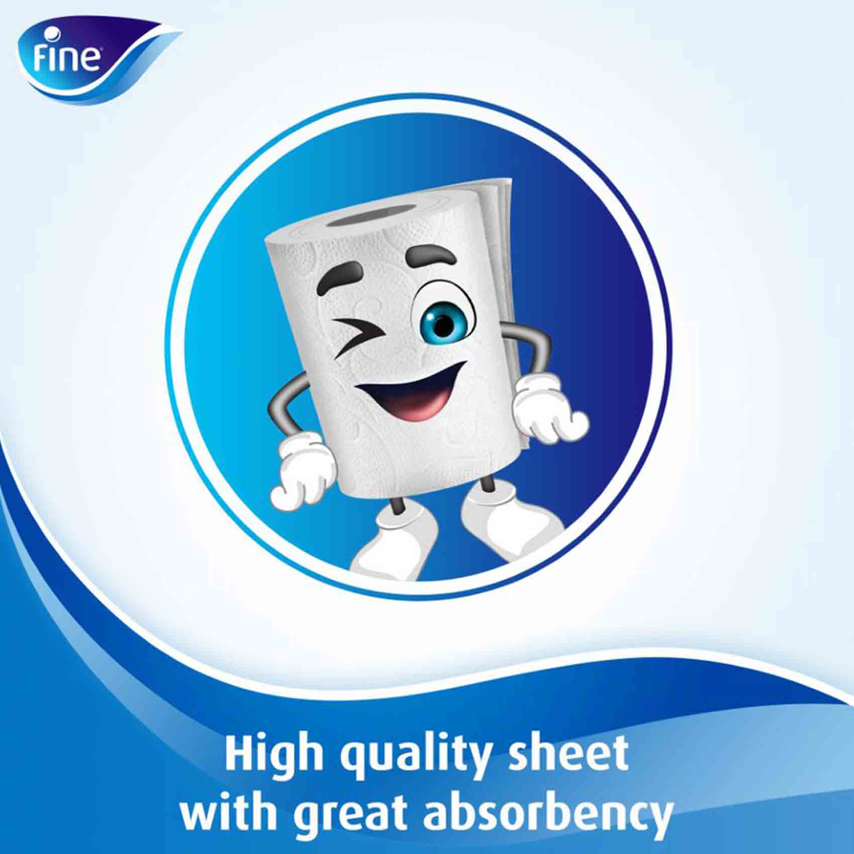 Fine Toilet Comfort XL Tissues 350 Sheet 2 Py 16+2 Rolls Free product thumbnail 5