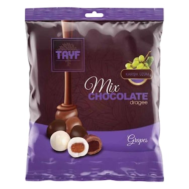 Tayf Dragee Raisin Mix Chocolate Dragee 60g