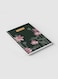 Lowha Spiral Notebook With 60 Sheets And Hard Paper Covers With Flowers Design, For Jotting Notes And Reminders, For Work, University, School