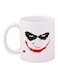 Bp Joker Printed Coffee Mug White/Black/Red Standard Size