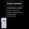 Durex Invisible Extra Thin Lubricated Condoms 12s
