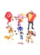 MissTiara 6-Piece Sonic The Hedgehog Figure Toy Set 5-7centimeter