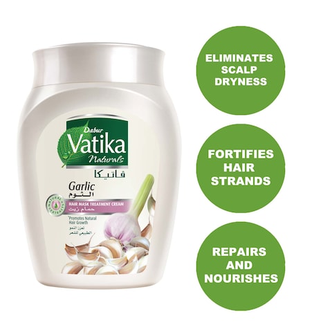 Vatika Naturals Garlic Hot Oil Treatment - 225 gram