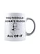muGGyz What Your Psychiatrist Said The Fist Place Coffee Mug White 325ml