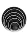 Fox Run 5-Piece Circle Cookie Cutter Set Silver