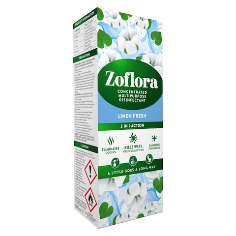 Zoflora Concentrated Multipurpose Disinfectant Linen Fresh 500ml