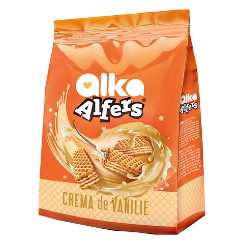 Alka Alfers Wafers Bag Vanilla Cream 180 GR