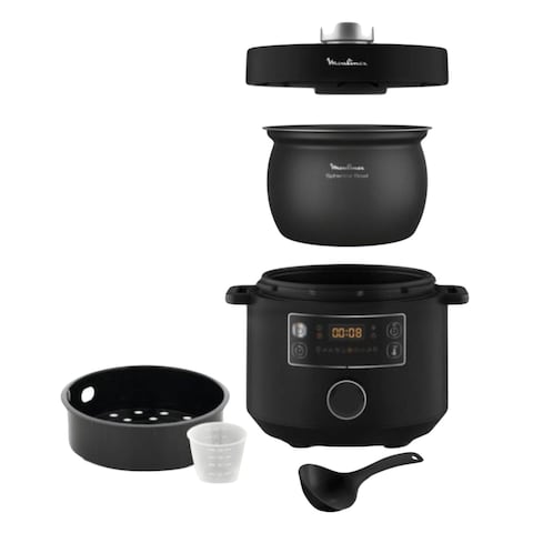 Moulinex CE-753827 Turbo Cuisine Fast Electric Multi Cooker Black 5L