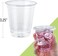 Yesocea [50 Pack] Premium Quality 8 Oz Plastic Cups With Leak-Proof Flat Lids - Perfect For Outdoor Events And Parties