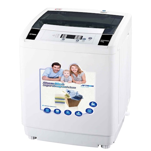 Aftron Top Load Washing Machine  AFWA7000K 7Kg Grey (Plus Extra Supplier&#39;s Delivery Charge Outside Doha)