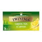 Buy Twinings Green Tea Bags With Lemon 25 Tea Bags in UAE