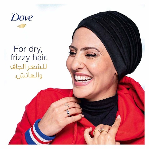 دوف بلسم بالزيوت المغذية للعناية بالشعر - 350 مل
