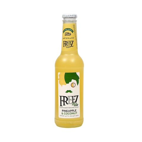 Freez Pineapple &amp; Coconut Carbonated Flavored Drink 275ml