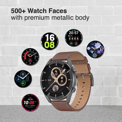 Triple OG GT3 Pro Max Sports Watch With Bluetooth Calling, NFC, GPS, Wireless Charging And Dual Bluetooth 5.2, Brown