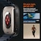 Spigen Thin Fit 360 designed for Apple Watch Ultra case with Tempered Glass Screen Protector for Apple Watch ULTRA (49mm) - Black