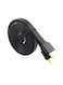 Generic - Premium Flat Noodle HDMI Cable Black