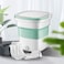 Folding Washing Machine, Mini Automatic Travel Home Travel Underwear Foldable Washer  for Travel Camping Apartment Dormitory, Assorted color
