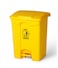AKC Garbage Bin With Pedal Yellow 45L