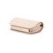 Moshi IonGo 5K Power Bank 5000mAh with Built-in USB A &amp; Lightning Cable [MFi-Certified], Lightweight Portable Battery, Premium Vegan Leather with Magnetic Closure - Ivory White