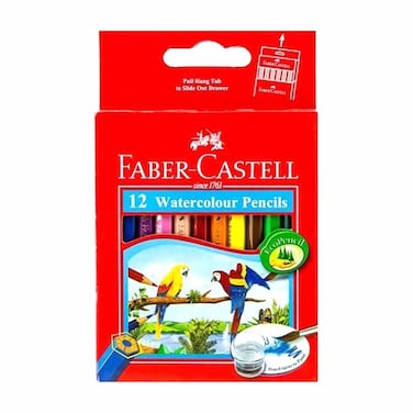 Faber Castell Watercolour Pencils, Small - 12 Colors