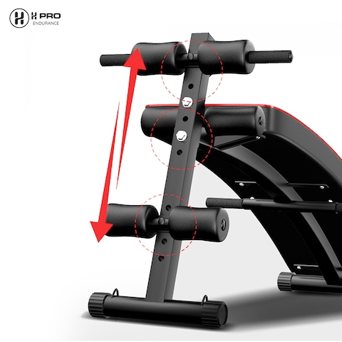 H Pro Multi-Functional Dumbbell Bench, Sit Up Workout, Exercise Equipment For Weight Lifting, Strength Training Bench For Home Gym