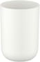 Plastic Tumbler for Bathroom, White, 7.3 x 7.3 x 10.3 centimeters