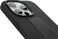 Levelo Morphix Silicone Case For iPhone 15 Pro Max With Premium Leather Kickstand Grip: Versatile Multi-Positioning, Shock-Proof Design, And Anti-Scratch Protection (Black)