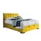 In House Blven Velvet Bed Frame - Single - 200x90 cm - Gold