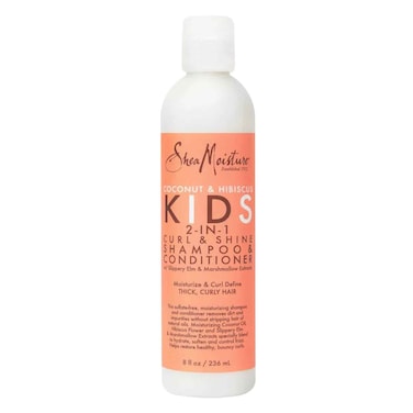 Shea Moisture Kids Coconut And Hibiscus 2 in 1 Curl And Shine Shampoo And Conditioner 236ml