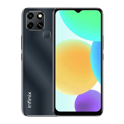 Infinix Smart 6 - 6.6-inch 64GB /3GB Dual SIM 4G Mobile Phone - Polar Black